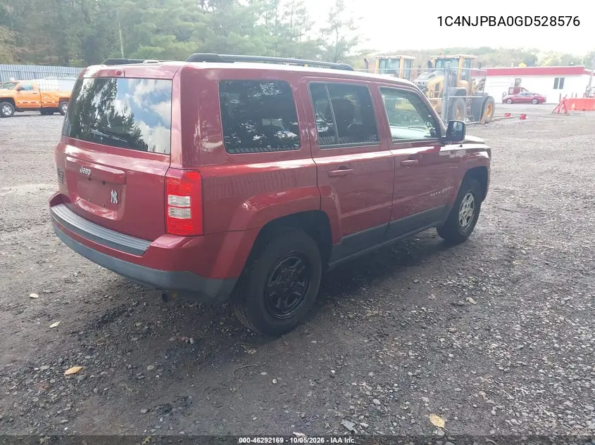 2016 JEEP LIBERTY (PATRIOT) VIN 1C4NJPBA0GD528576 — фото 4