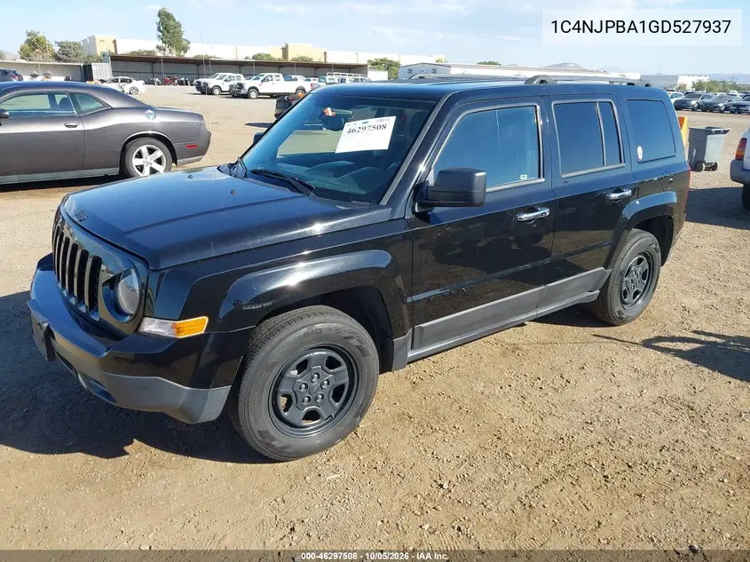 2016 JEEP LIBERTY (PATRIOT) VIN 1C4NJPBA1GD527937 — фото 2