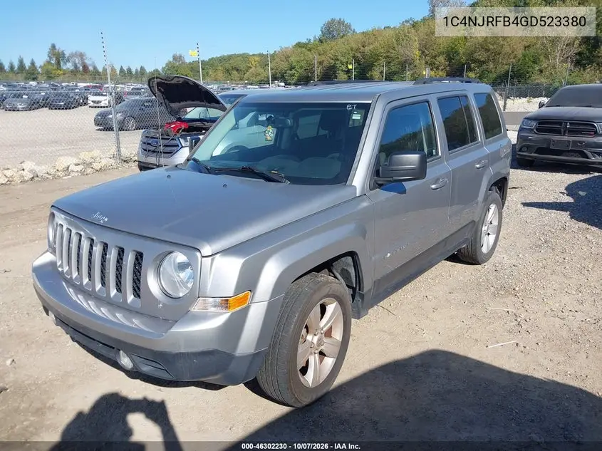 2016 JEEP LIBERTY (PATRIOT) VIN 1C4NJRFB4GD523380 — фото 2
