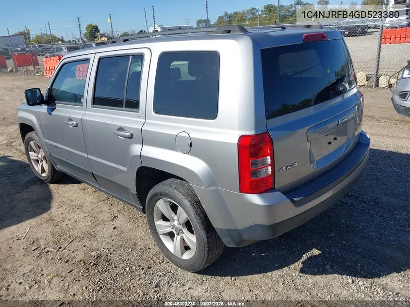 2016 JEEP LIBERTY (PATRIOT) VIN 1C4NJRFB4GD523380 — фото 3