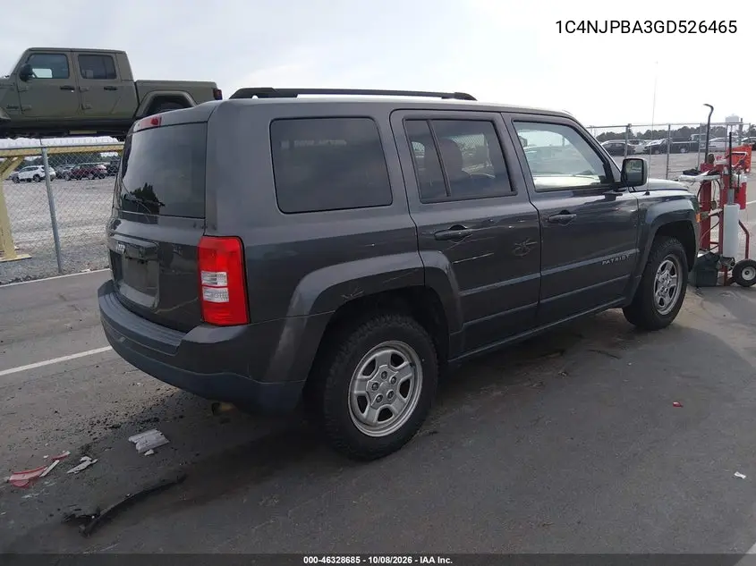 2016 JEEP LIBERTY (PATRIOT) VIN 1C4NJPBA3GD526465 — фото 4
