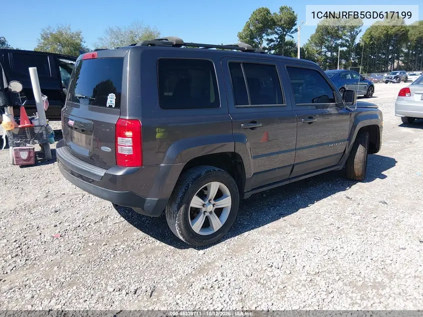 2016 JEEP LIBERTY (PATRIOT) VIN 1C4NJRFB5GD617199 — фото 4