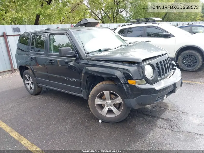 JEEP LIBERTY (PATRIOT) 2016, VIN 1C4NJRFBXGD658573