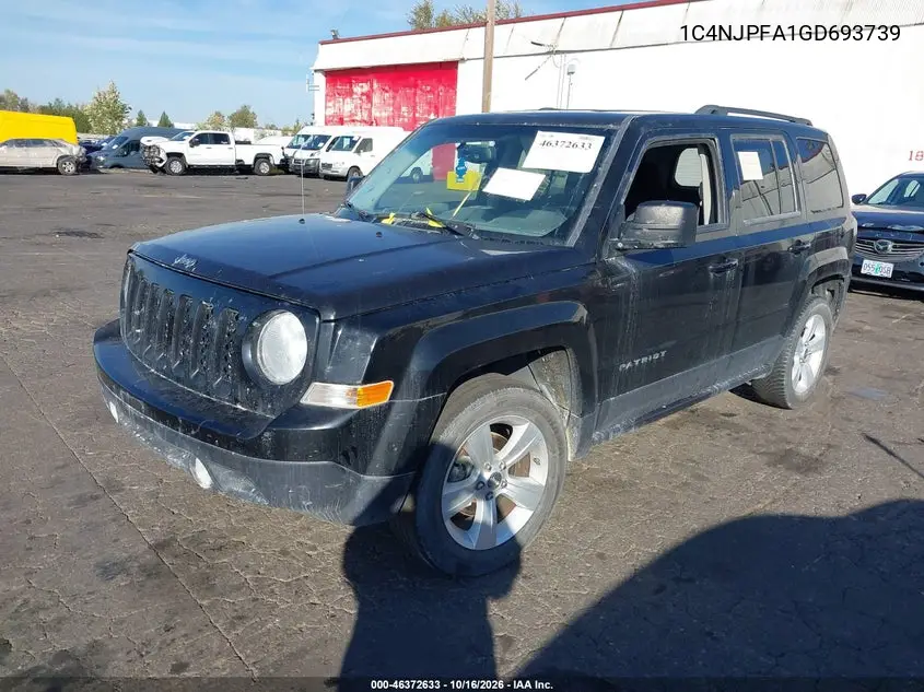 2016 JEEP LIBERTY (PATRIOT) VIN 1C4NJPFA1GD693739 — фото 2