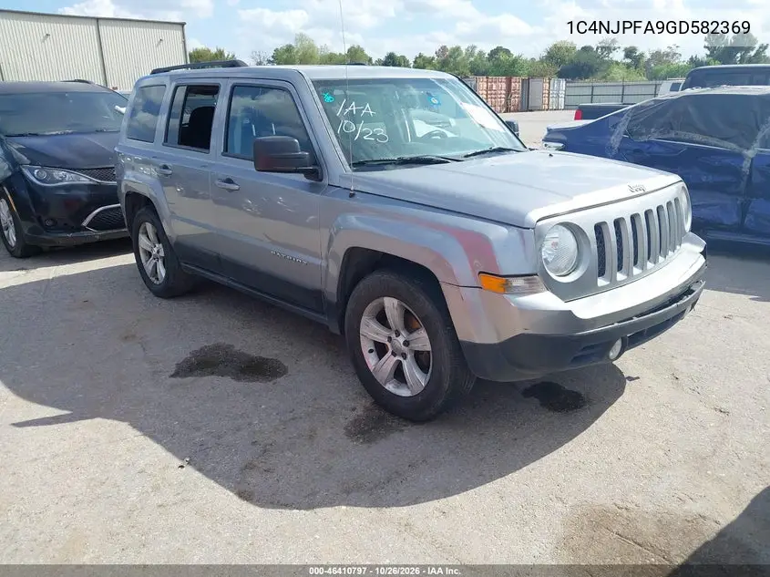 JEEP LIBERTY (PATRIOT) 2016, VIN 1C4NJPFA9GD582369