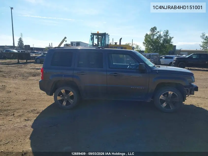 2017 JEEP LIBERTY (PATRIOT) VIN 1C4NJRAB4HD151001 — фото 14