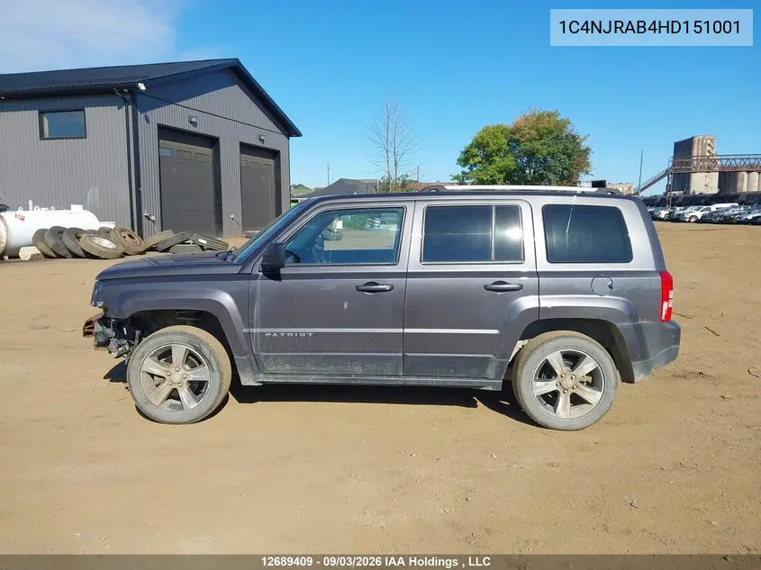 2017 JEEP LIBERTY (PATRIOT) VIN 1C4NJRAB4HD151001 — фото 15