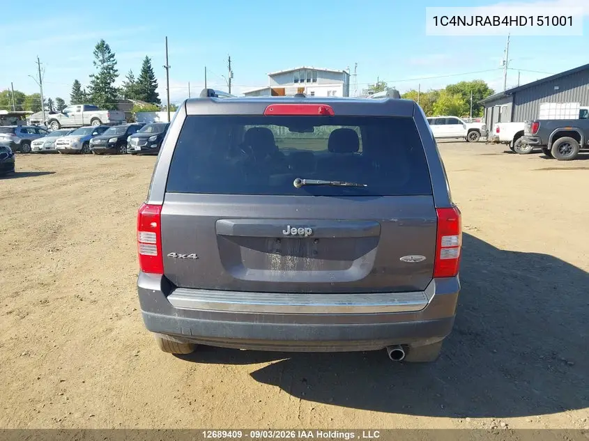 2017 JEEP LIBERTY (PATRIOT) VIN 1C4NJRAB4HD151001 — фото 17