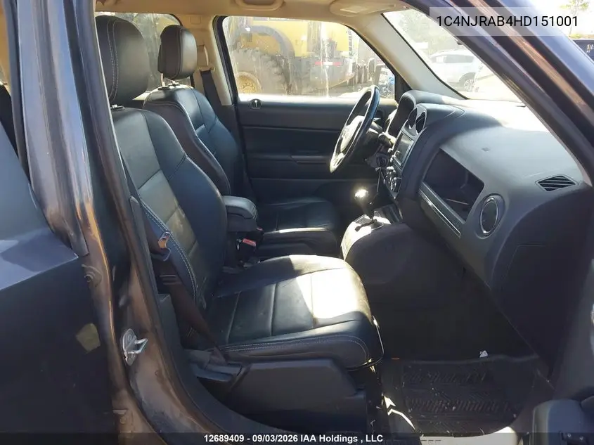 2017 JEEP LIBERTY (PATRIOT) VIN 1C4NJRAB4HD151001 — фото 5