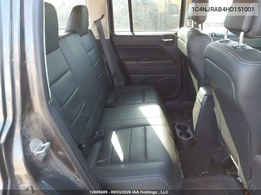 2017 JEEP LIBERTY (PATRIOT) VIN 1C4NJRAB4HD151001 — фото 8