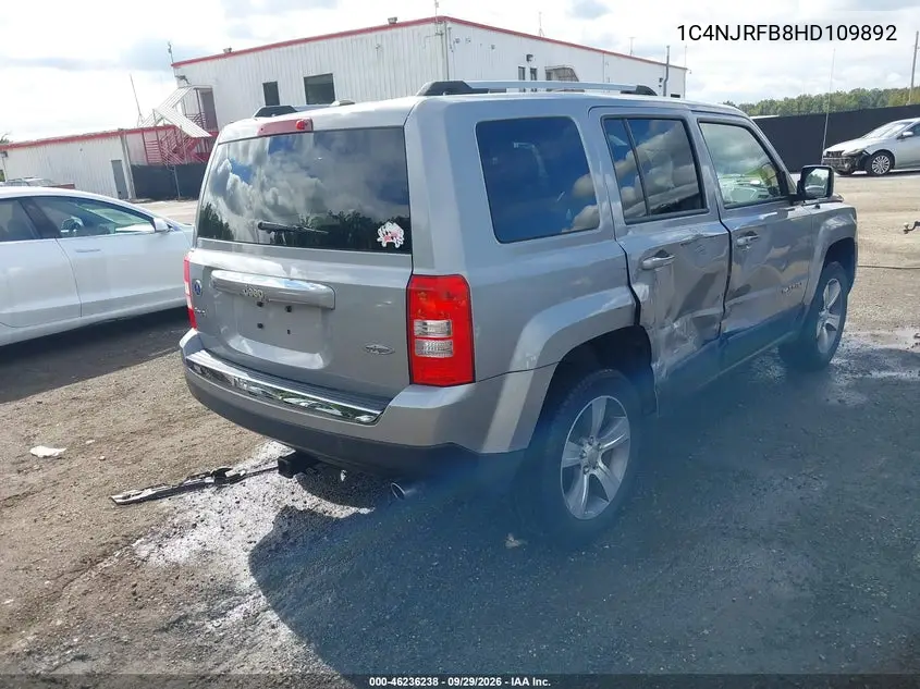 2017 JEEP LIBERTY (PATRIOT) VIN 1C4NJRFB8HD109892 — фото 4