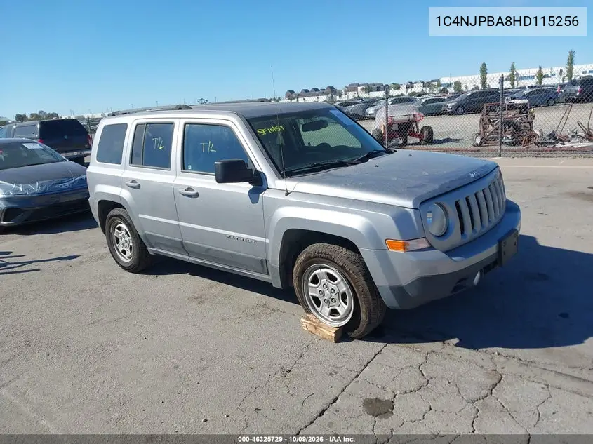 JEEP LIBERTY (PATRIOT) 2017, VIN 1C4NJPBA8HD115256