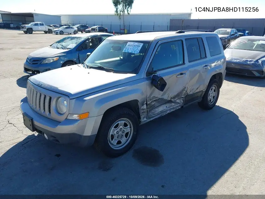 2017 JEEP LIBERTY (PATRIOT) VIN 1C4NJPBA8HD115256 — фото 2