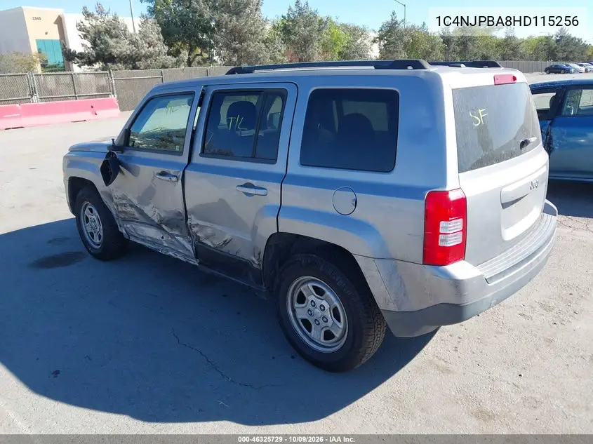 2017 JEEP LIBERTY (PATRIOT) VIN 1C4NJPBA8HD115256 — фото 3
