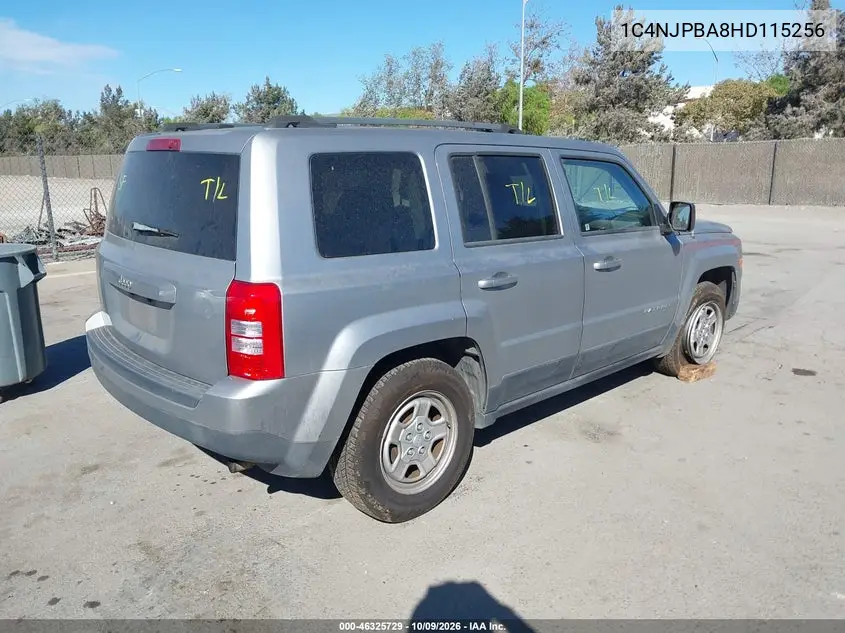 2017 JEEP LIBERTY (PATRIOT) VIN 1C4NJPBA8HD115256 — фото 4