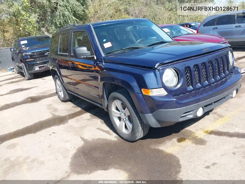 JEEP LIBERTY (PATRIOT) 2017, VIN 1C4NJRFBXHD128671