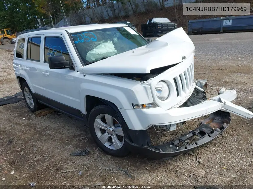 JEEP LIBERTY (PATRIOT) 2017, VIN 1C4NJRBB7HD179969