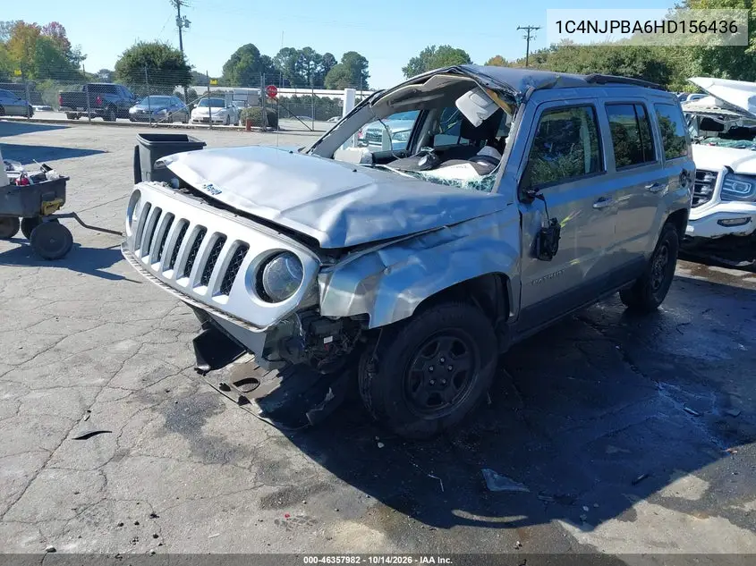 2017 JEEP LIBERTY (PATRIOT) VIN 1C4NJPBA6HD156436 — фото 2