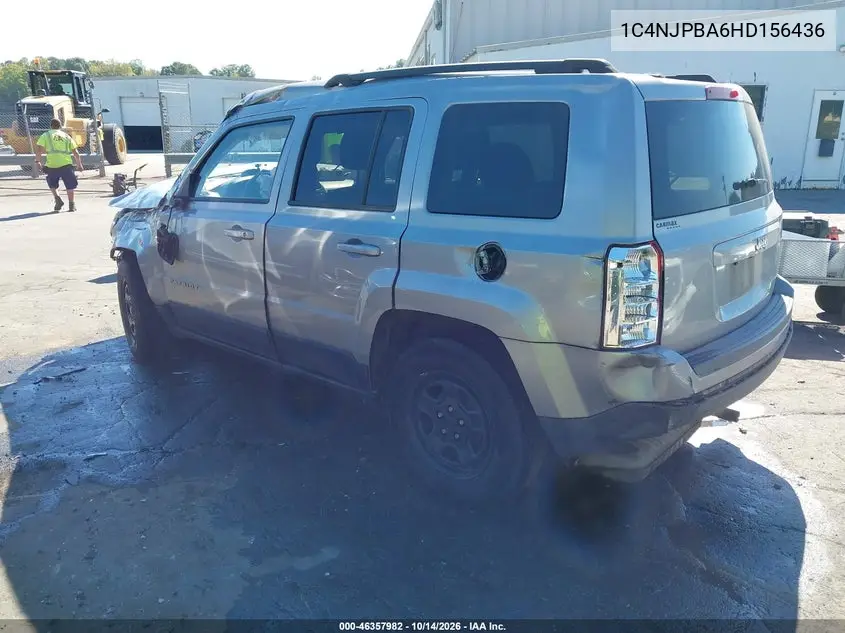 2017 JEEP LIBERTY (PATRIOT) VIN 1C4NJPBA6HD156436 — фото 3