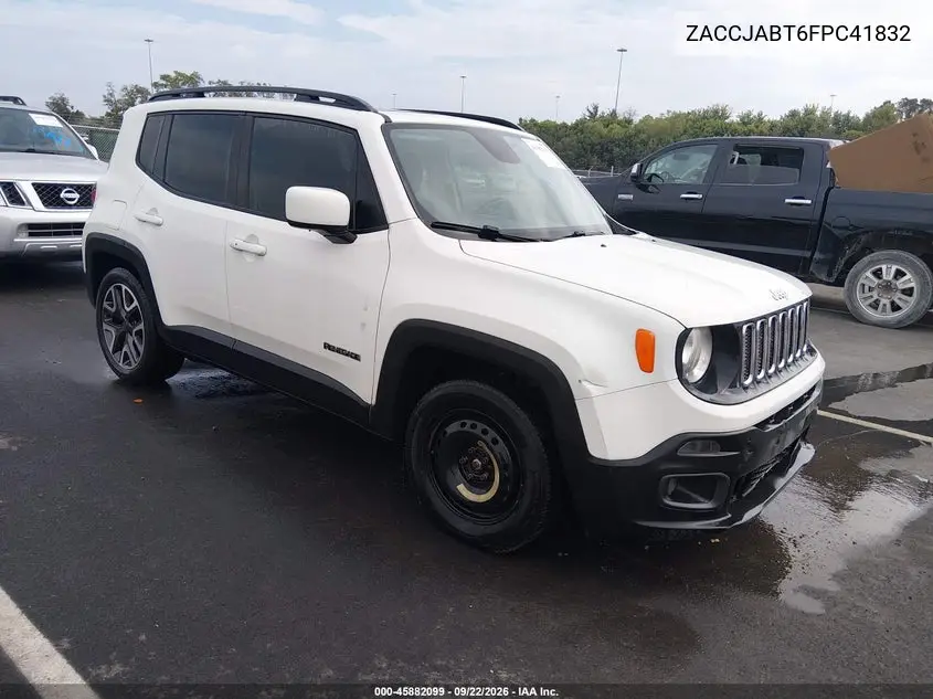 JEEP RENEGADE 2015, VIN ZACCJABT6FPC41832