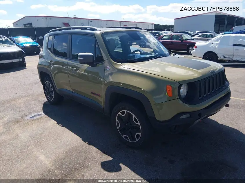 JEEP RENEGADE 2015, VIN ZACCJBCT7FPB78888
