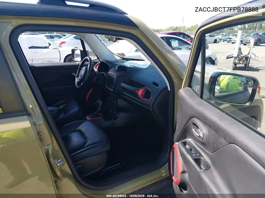 2015 JEEP RENEGADE VIN ZACCJBCT7FPB78888 — фото 5
