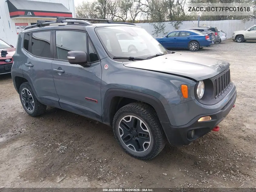 JEEP RENEGADE 2015, VIN ZACCJBCT7FPC01618