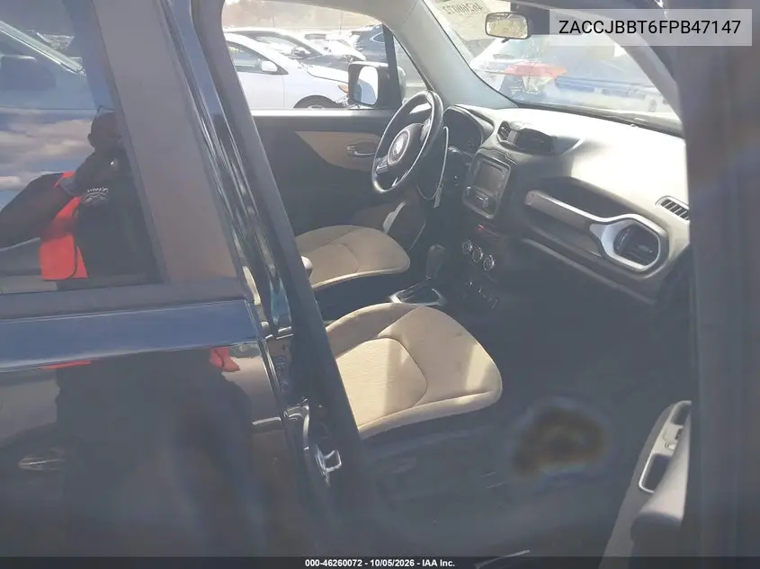2015 JEEP RENEGADE VIN ZACCJBBT6FPB47147 — фото 5