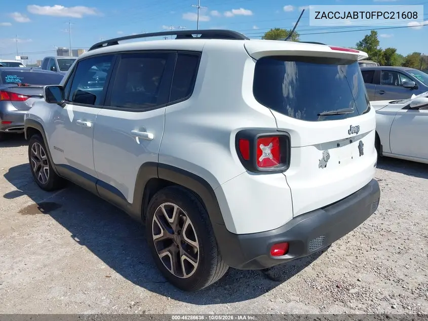 2015 JEEP RENEGADE VIN ZACCJABT0FPC21608 — фото 3