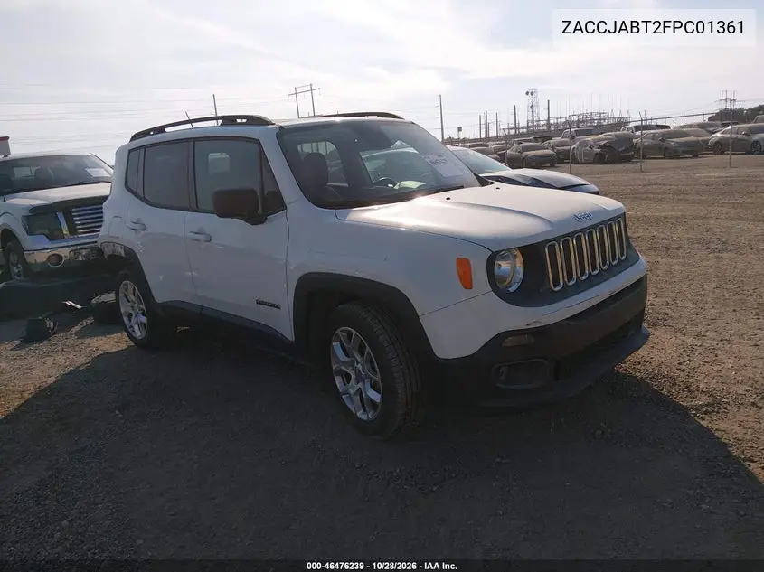 JEEP RENEGADE 2015, VIN ZACCJABT2FPC01361