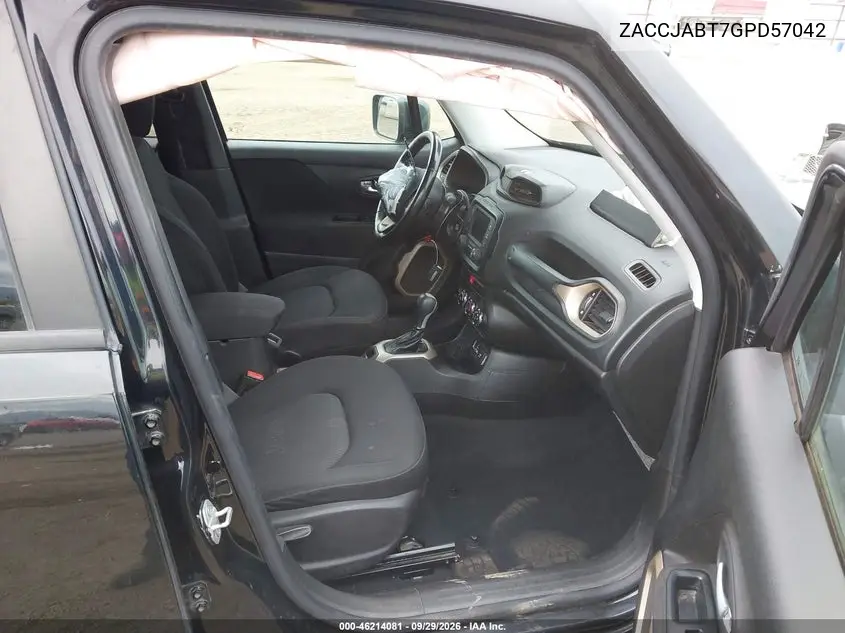 2016 JEEP RENEGADE VIN ZACCJABT7GPD57042 — фото 5
