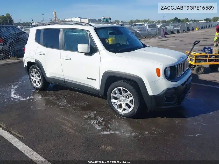 JEEP RENEGADE 2016, VIN ZACCJABT9GPE16589