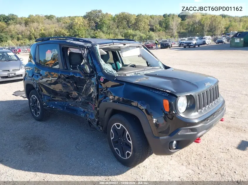 JEEP RENEGADE 2016, VIN ZACCJBCT6GPD01162