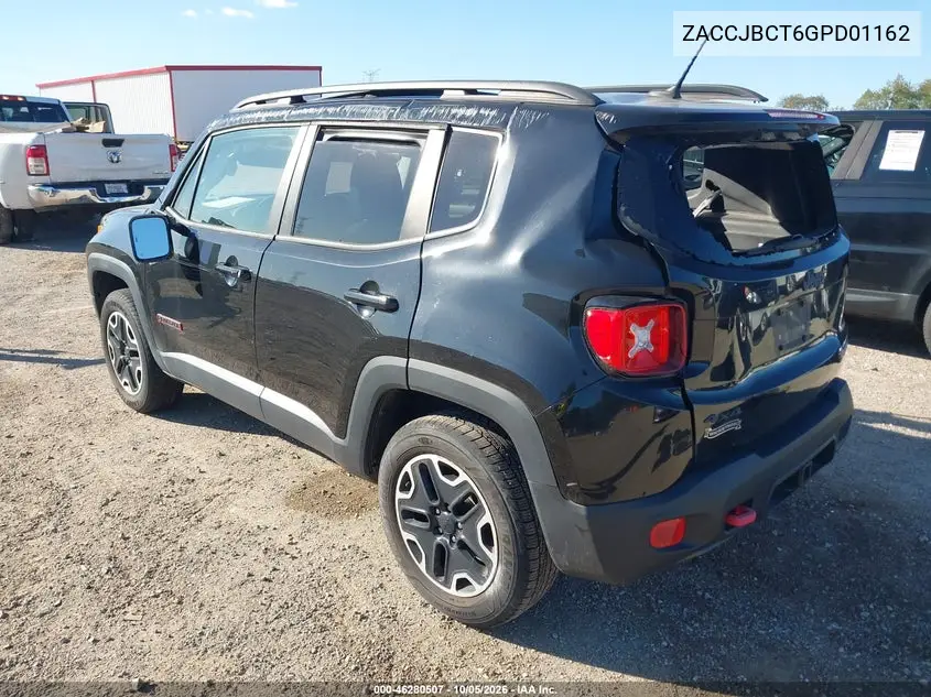 2016 JEEP RENEGADE VIN ZACCJBCT6GPD01162 — фото 3