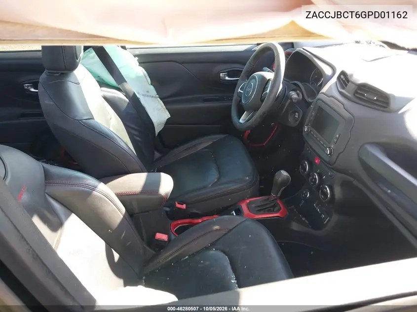 2016 JEEP RENEGADE VIN ZACCJBCT6GPD01162 — фото 5