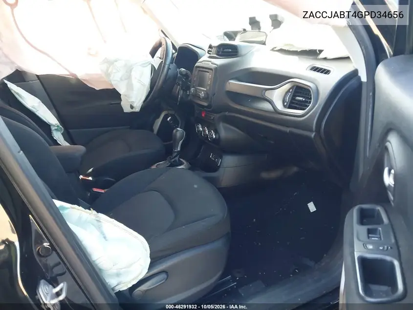 2016 JEEP RENEGADE VIN ZACCJABT4GPD34656 — фото 5