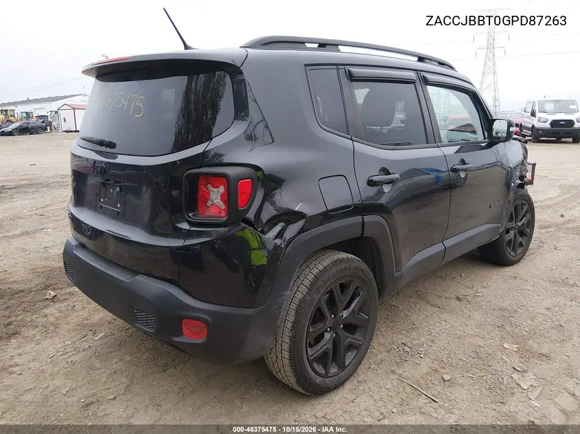 2016 JEEP RENEGADE VIN ZACCJBBT0GPD87263 — фото 4