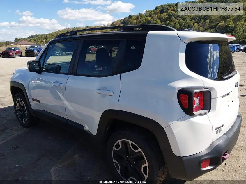 2017 JEEP RENEGADE VIN ZACCJBCB1HPF87754 — фото 3