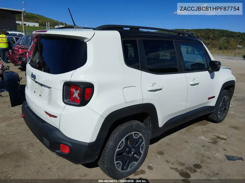 2017 JEEP RENEGADE VIN ZACCJBCB1HPF87754 — фото 4