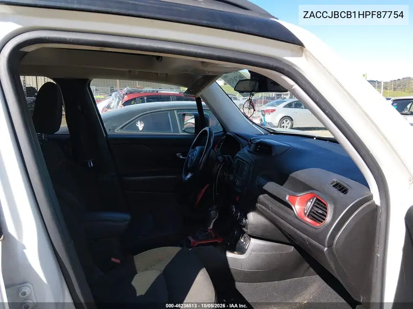 2017 JEEP RENEGADE VIN ZACCJBCB1HPF87754 — фото 5