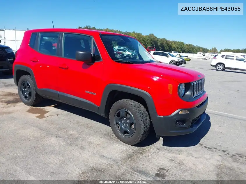 JEEP RENEGADE 2017, VIN ZACCJBAB8HPE43055