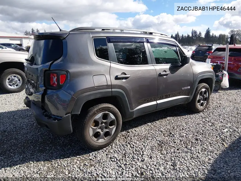 2017 JEEP RENEGADE VIN ZACCJBAB1HPE46444 — фото 4