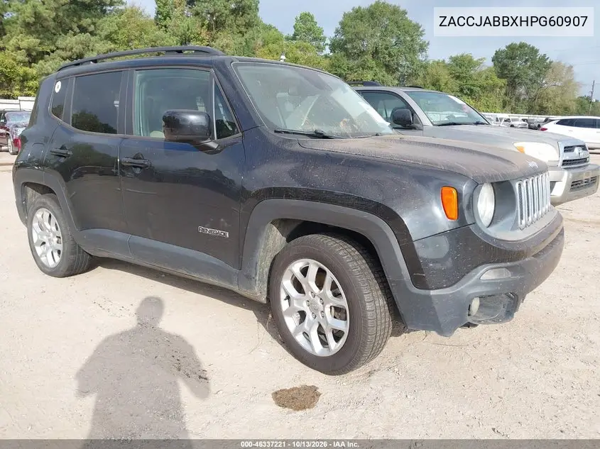 JEEP RENEGADE 2017, VIN ZACCJABBXHPG60907