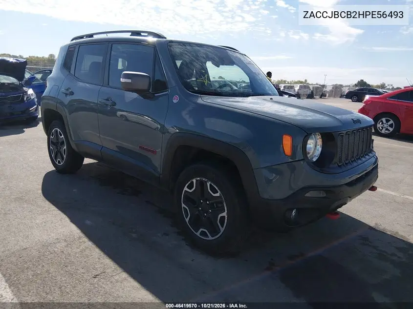 JEEP RENEGADE 2017, VIN ZACCJBCB2HPE56493