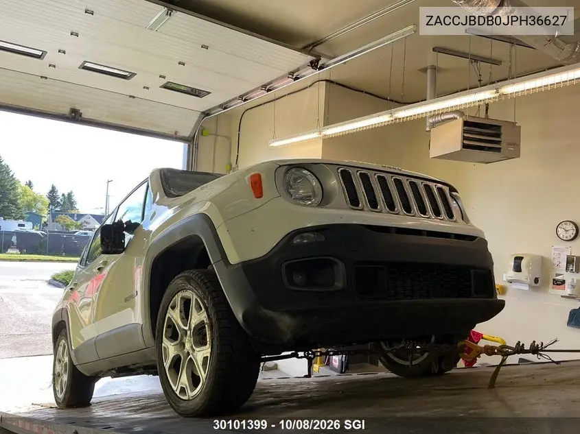JEEP RENEGADE 2018, VIN ZACCJBDB0JPH36627