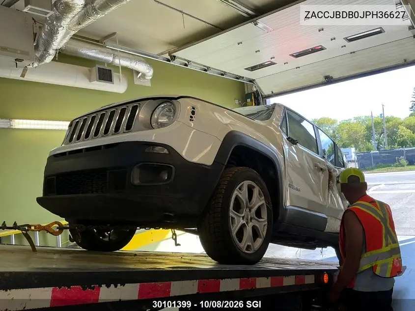 2018 JEEP RENEGADE VIN ZACCJBDB0JPH36627 — фото 2