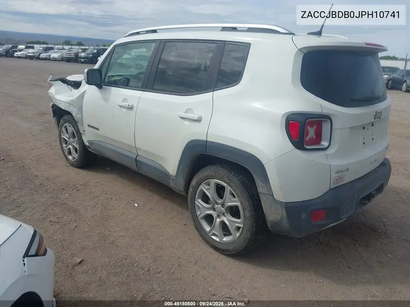 2018 JEEP RENEGADE VIN ZACCJBDB0JPH10741 — фото 3