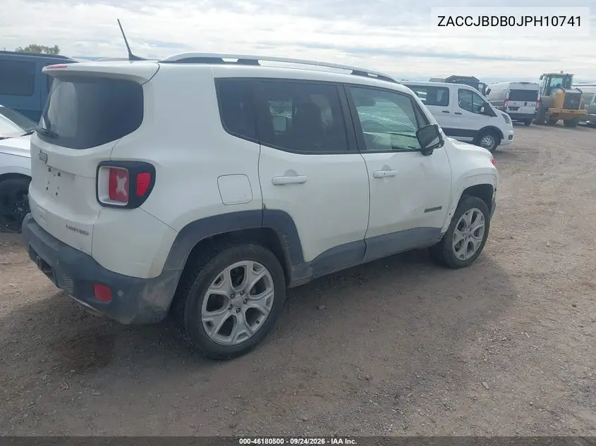 2018 JEEP RENEGADE VIN ZACCJBDB0JPH10741 — фото 4