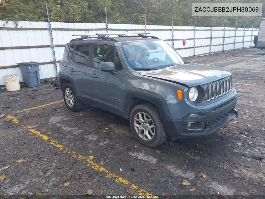 JEEP RENEGADE 2018, VIN ZACCJBBB2JPH30069