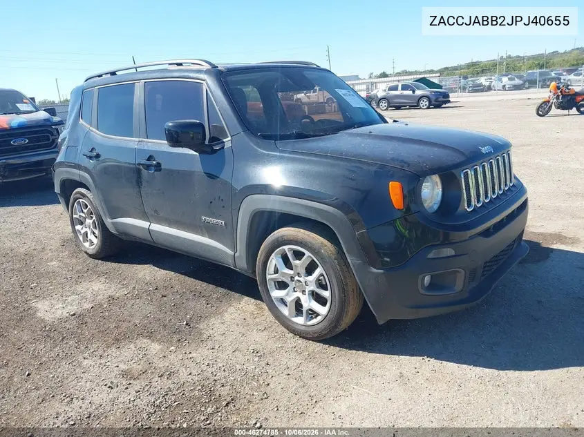 JEEP RENEGADE 2018, VIN ZACCJABB2JPJ40655